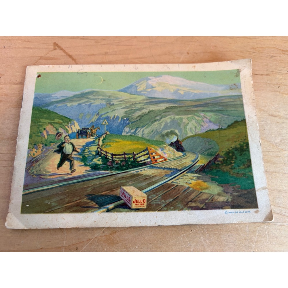 Vintage 1920s Jell-O Recipe Booklet Illustrated by Maxfield Parrish